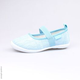 331035-13 Текстильная обувь для девочки голубой