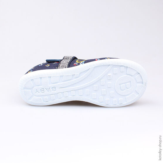 331038-12 Текстильная обувь для девочки светло-синий фото №3