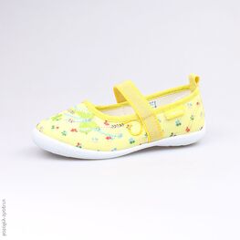 331038-13 Текстильная обувь для девочки желтый