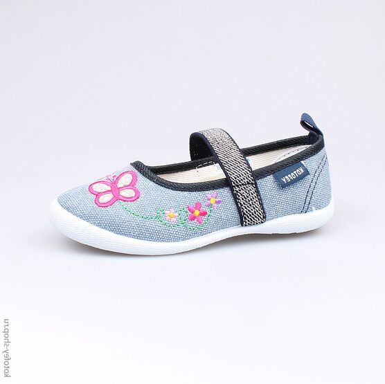 331039-12 Текстильная обувь для девочки светло-синий