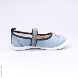 331039-12 Текстильная обувь для девочки светло-синий фото №2