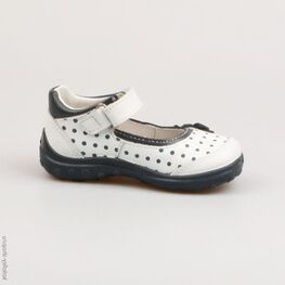 332024-22 Туфли для девочки бел-син фото №2