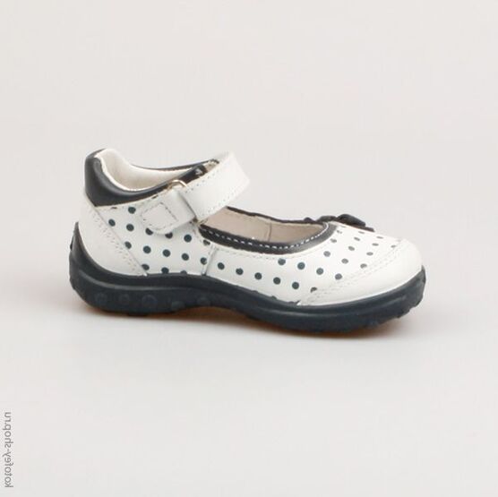 332024-22 Туфли для девочки бел-син фото №2