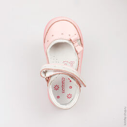 332028-22 Туфли для девочки роз-срб фото №4