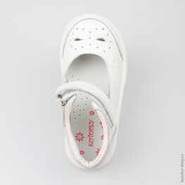 332029-21 Туфли для девочки персиковый фото №4