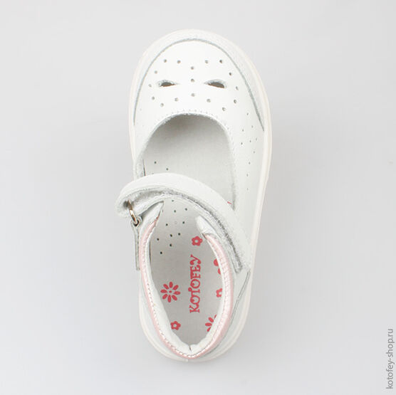 332029-21 Туфли для девочки персиковый фото №4