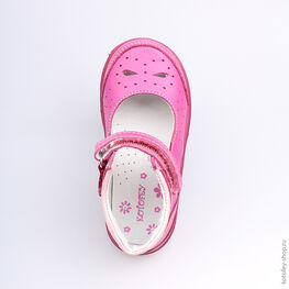 332029-22 Туфли для девочки фуксия фото №4