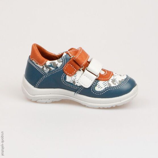 332030-22 Полуботинки для мальчики син-бел-ора фото №2