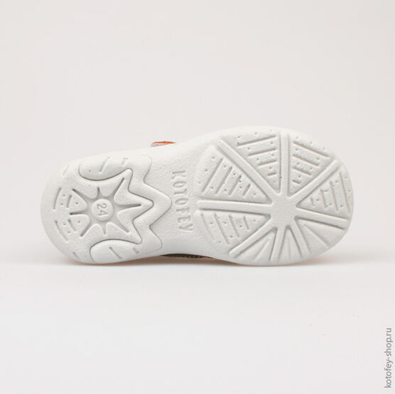 332030-22 Полуботинки для мальчики син-бел-ора фото №3