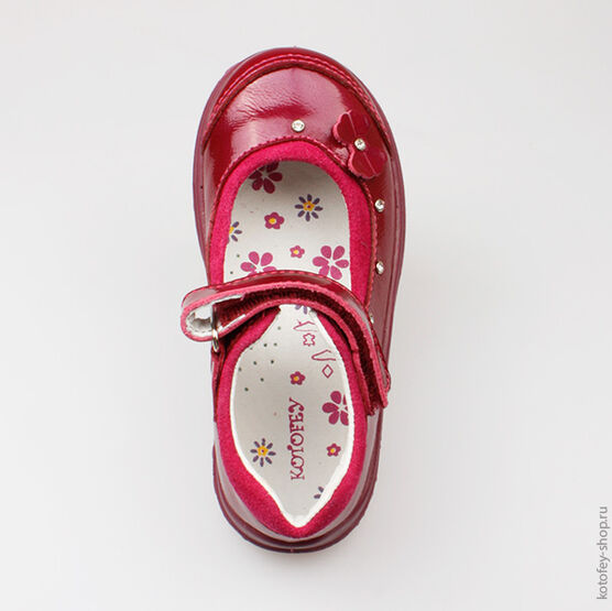 332035-23 Туфли для девочки фуксия фото №4
