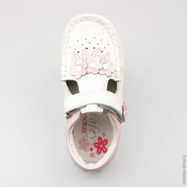 332038-21 Туфли для девочки персиковый фото №4