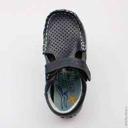 332041-21 Туфли для мальчики светло-синий фото №4