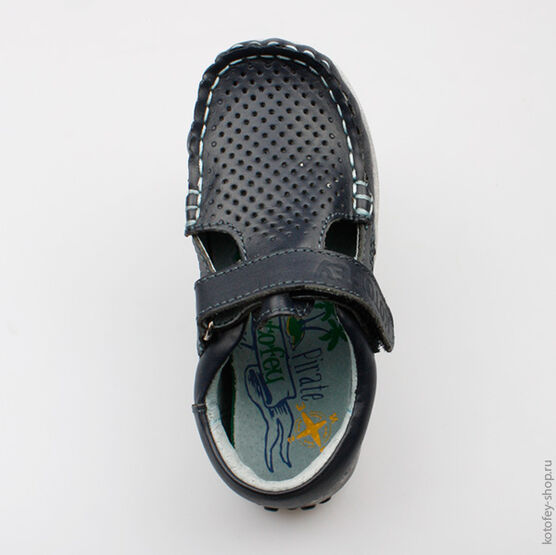 332041-21 Туфли для мальчики светло-синий фото №4