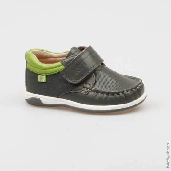 332042-22 Полуботинки для мальчики сер-сал