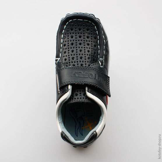 332043-21 Полуботинки для мальчики светло-синий фото №4