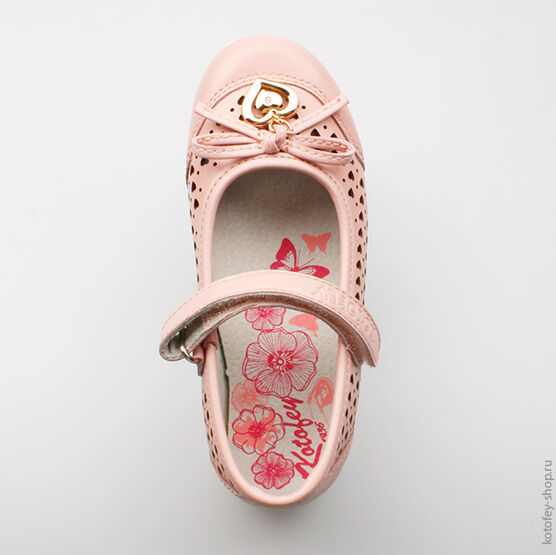 332044-22 Туфли для девочки розовый фото №4