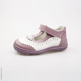332045-23 Туфли для девочки бел-сир