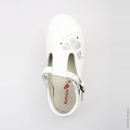 332046-21 Туфли для девочки белый фото №4