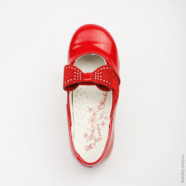 332055-21 Туфли для девочки красный фото №4