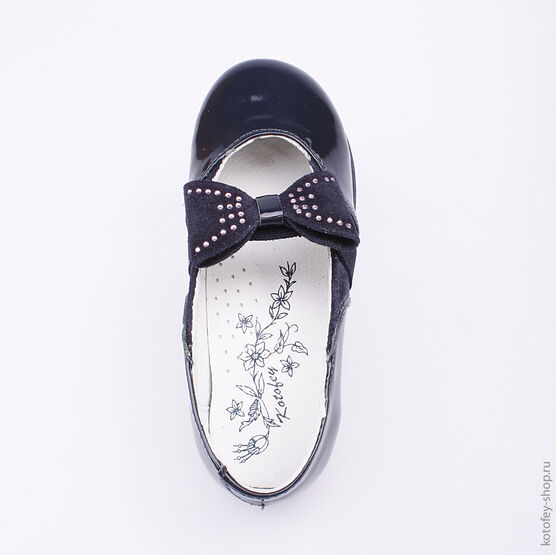 332055-22 Туфли для девочки светло-синий фото №4