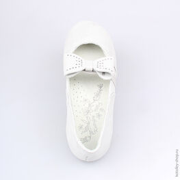 332055-24 Туфли для девочки серебряный фото №4