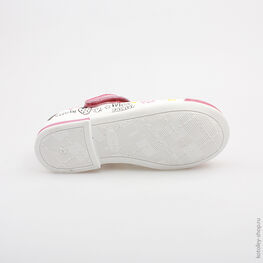 332061-21 Туфли для девочки бел-фук фото №3