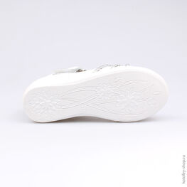 332071-21 Туфли для девочки бел-срб фото №3