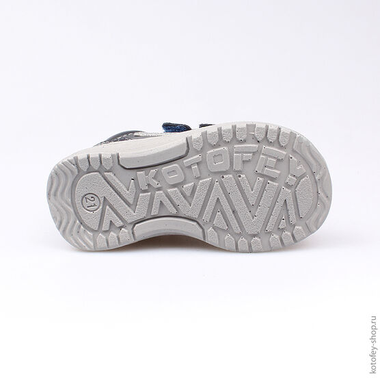 332082-21 Полуботинки для мальчики светло-синий фото №3