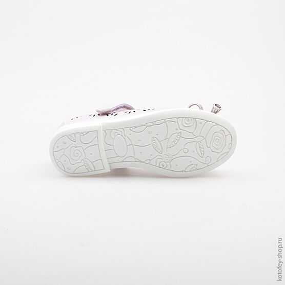 333004-23 Туфли для девочки сиреневый фото №3