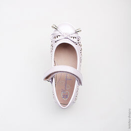 333004-23 Туфли для девочки сиреневый фото №4