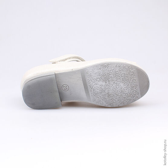333008-21 Туфли для девочки белый фото №3