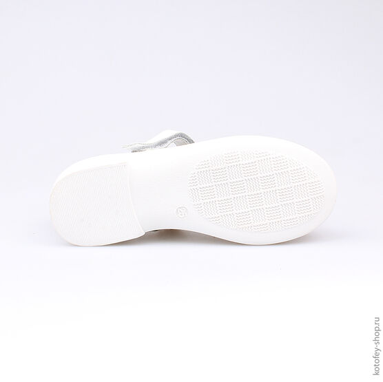 333009-21 Туфли для девочки белый фото №3