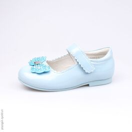 333010-22 Туфли для девочки голубой