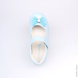 333010-22 Туфли для девочки голубой фото №4