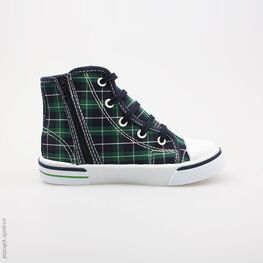 341004-11 Кеды для мальчики син-зел фото №2