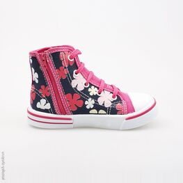 341007-11 Кеды для девочки син-цве фото №2