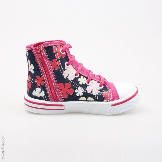 341007-11 Кеды для девочки син-цве фото №2