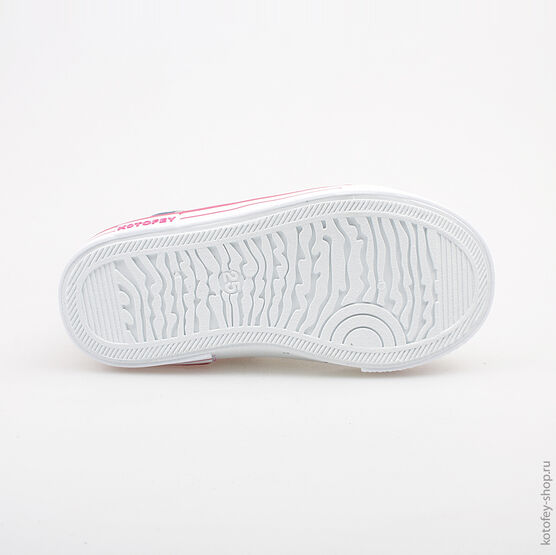 341007-11 Кеды для девочки син-цве фото №3