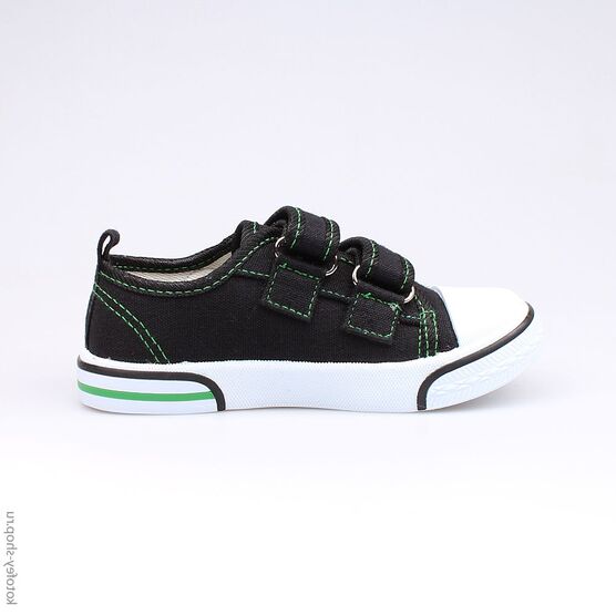 341009-11 Кеды для мальчики чер-зел фото №2