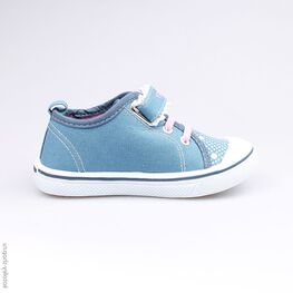 341011-11 Кеды для девочки светло-синий фото №2