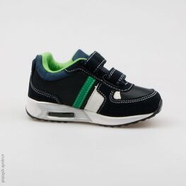 344081-72 Кроссовки для мальчики син-зел фото №2