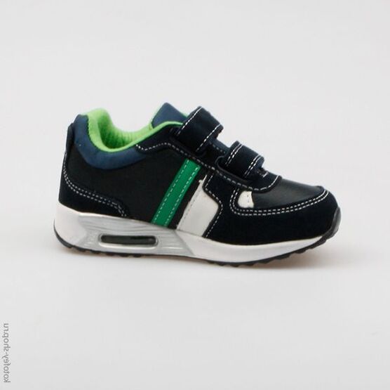 344081-72 Кроссовки для мальчики син-зел фото №2