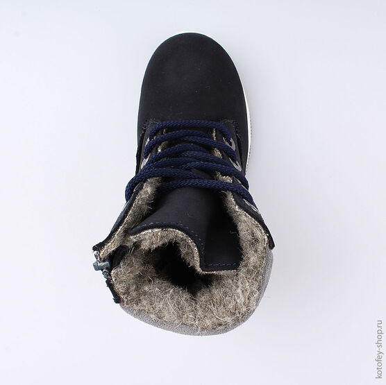 352203-41 Сапожки для мальчики светло-синий фото №4