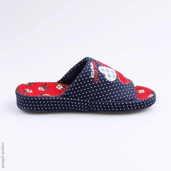 531030-12 Тапочки для девочки син-кра фото №2