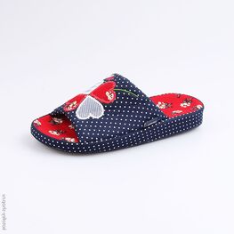 531030-12 Тапочки для девочки син-кра