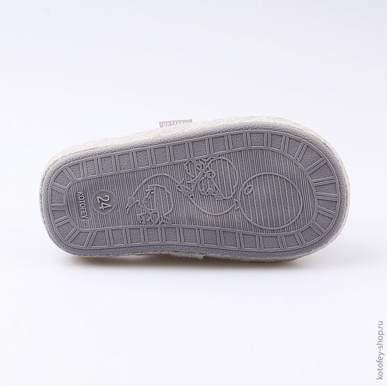 331024-12 Тапочки для мальчики серый фото №3