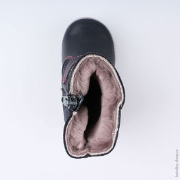 162057-52 Сапожки для девочки светло-синий фото №4