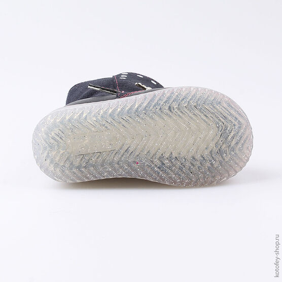 162057-52 Сапожки для девочки светло-синий фото №3