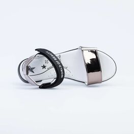 624020-22 Босоножки для девочки серебрист. фото №4