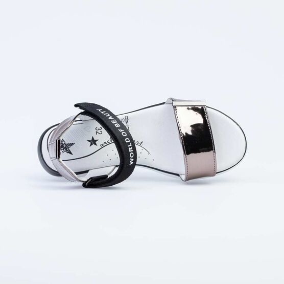 624020-22 Босоножки для девочки серебрист. фото №4